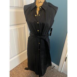 NWT New York & Co sleeveless Shirtdress